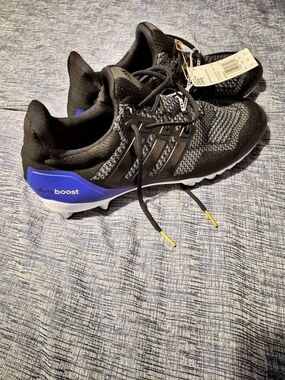 adidas Ultra Boost Men's Athletic Shoes Black & Blue US 15 NWT